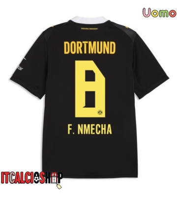 Borussia Dortmund Felix Nmecha #8 Seconda Maglia 2026-27 Manica Corta Borussia Dortmund Felix Nmecha #8 Seconda Maglia 2026-27 Manica Corta